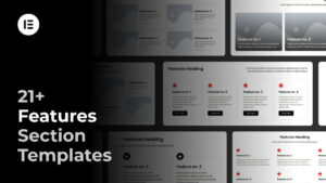 Elementor Features Section Templates Pack (Responsive)