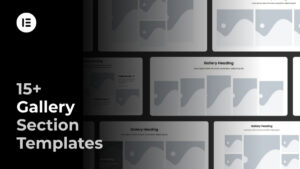 Elementor Gallery Section Templates Pack (Responsive)