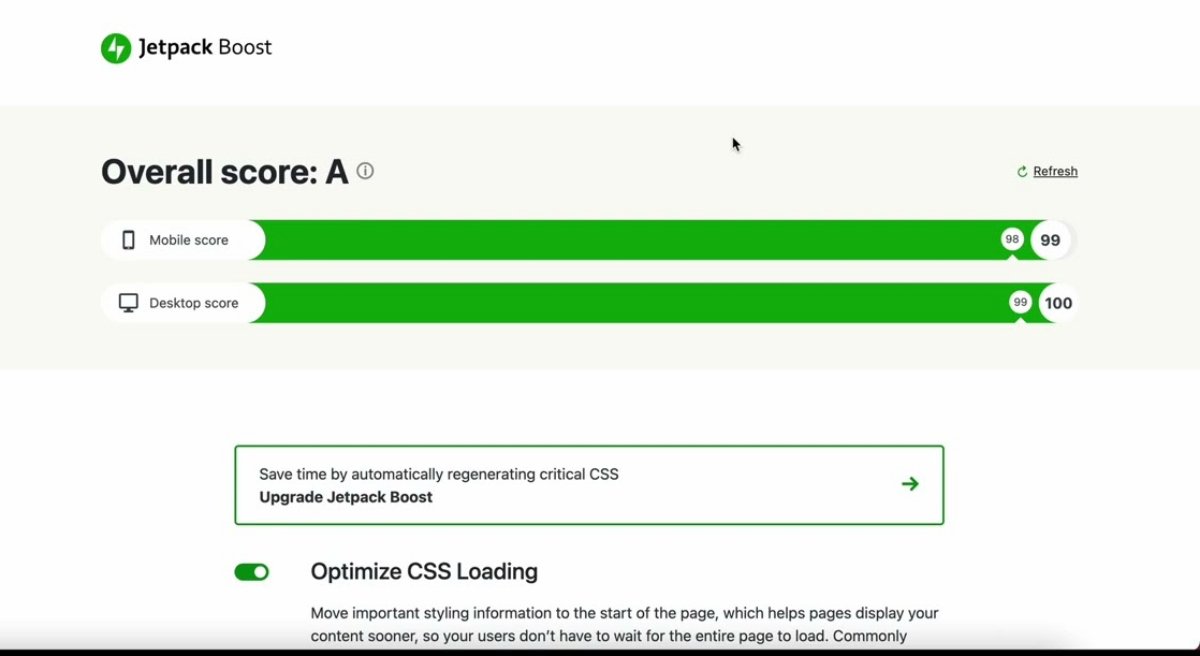jetpack boost plugin