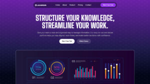 Productivity Platform Hero Section (Elementor Template)