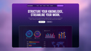 Productivity Platform Hero Section (Elementor Template)