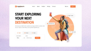 Tour Agency Hero Section (Elementor Template)