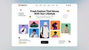 fashion store hero section Fashion Store Hero Section (Elementor Template)