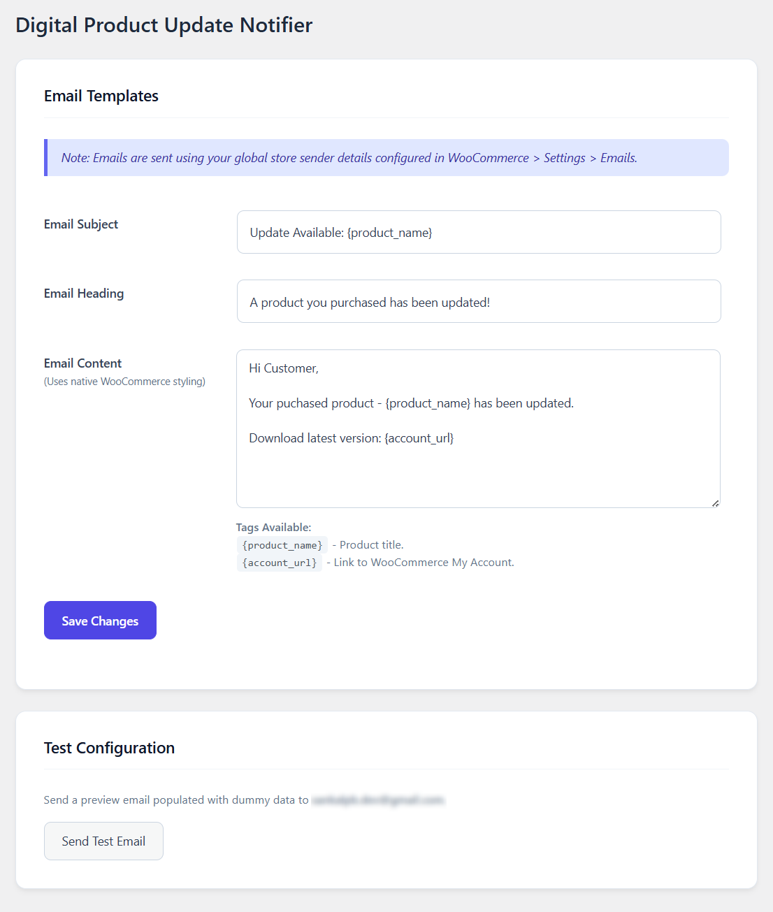 How to Notify Customers when a Digital Product is Updated in WooCommerce 3 screenshot 1