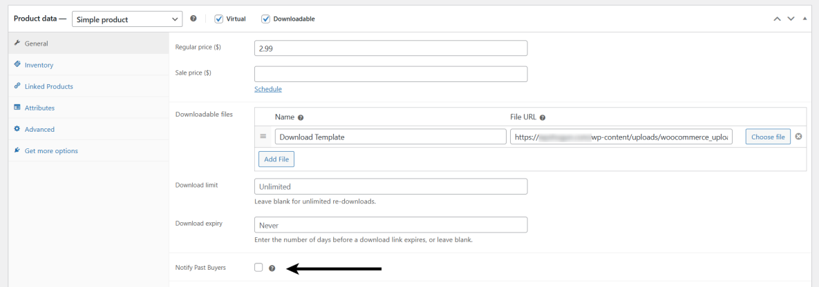 How to Notify Customers when a Digital Product is Updated in WooCommerce 4 screenshot 2