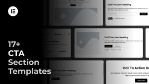 Elementor CTA Section Templates Pack (Responsive)