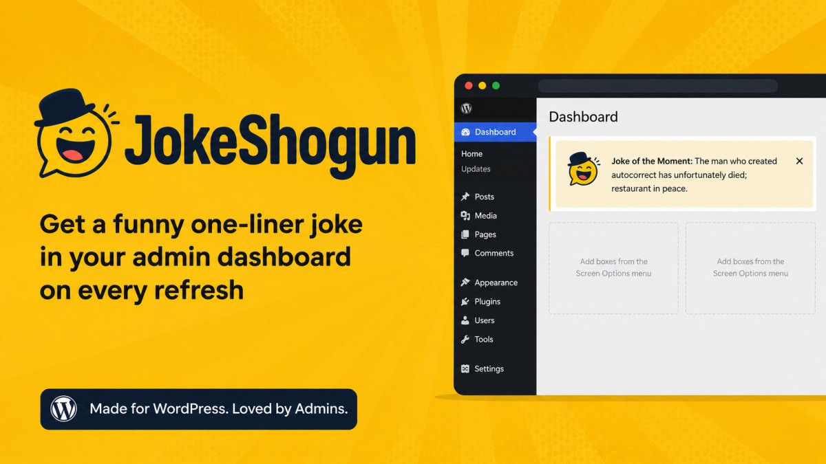 WP Shogun - WordPress & Elementor Templates 22 JokeShogun plugin featured image