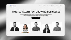 hiring agency hero section elementor template Hiring Agency Hero Section (Elementor Template)