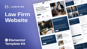 lawspire law firm Elementor Template Kit Lawspire - Law Firm Website Elementor Template Kit
